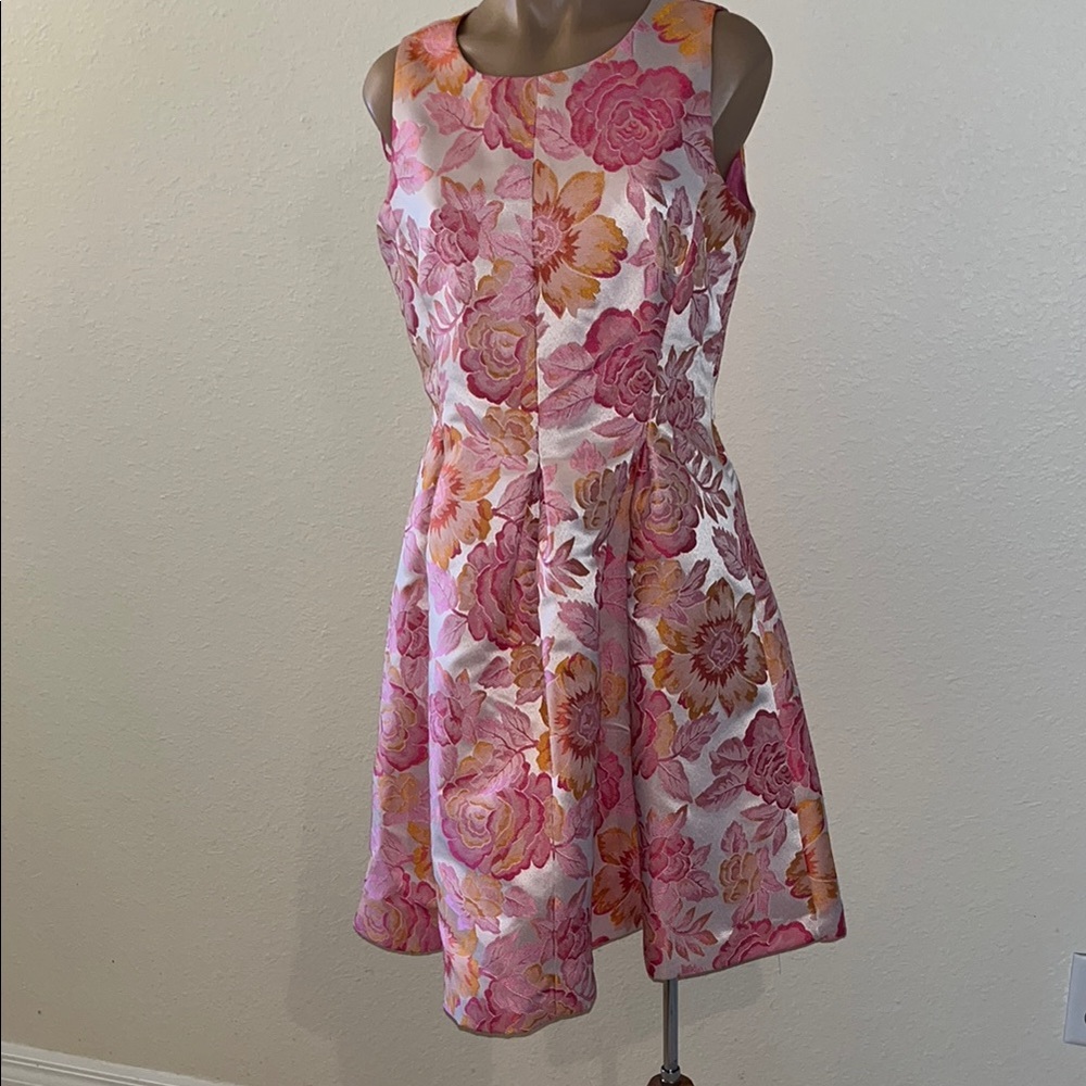 Pink A-line Mini Sundress with pockets